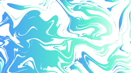 Abstract fluid art background with flowing marbled patterns in green, yellow, and white tones. Smooth, organic curves and swirling textures. Soft gradients and a modern artistic design.