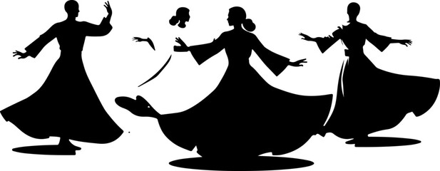 Mystic Whirl &ndash; Sufi Dervish Dance Illustration