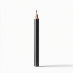 black graphite pencil  white background
