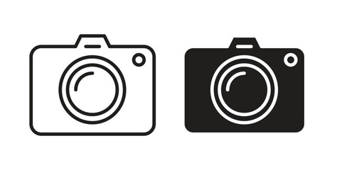 Camera icon for web and app. vector illustration eps