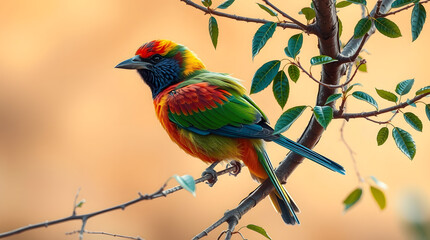 Naklejka premium beautiful bird with simple concept