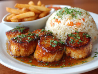 tropical Hawaiian food