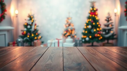 Christmas background holiday season winter celebration festive decoration xmas tree gifts presents new year family joy