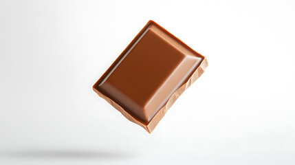 Indulge in the creamy delight of a milk chocolate square. Its rich, smooth texture melts in your mouth, offering a moment of pure bliss. A perfect treat for any time!