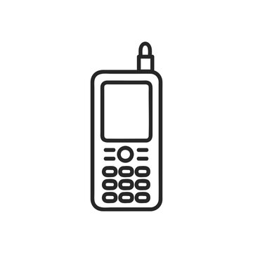 シンプルな携帯電話のアイコン PHS ピッチ