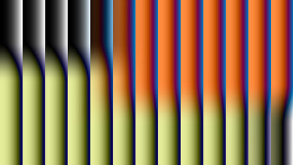 Soft gradient transitions merging dark and bright tones in vertical digital composition of color harmony