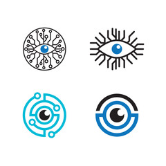 Eye technology illustration