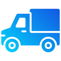 truck gradient fill icon