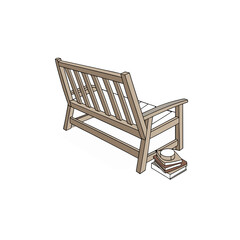 Stylish Reclaimed Teak Loft Sofa Bench Sculptural Oak Fr Scalable Graphic