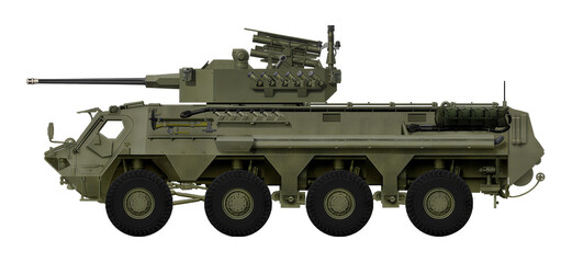 Fuchs 8x8 APC concept with Guardian 30 combat module