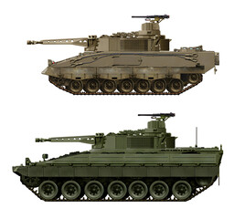 A collection of concepts of heavy infantry fighting vehicles based on the Leopard tank (top: Leopard 1A5 HIFV, bottom: Leopard 2 HIFV). Individual images, in full size, can be found in the portfolio