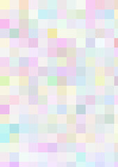 Abstract Fragmented square colour Grid