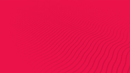 Magenta red color wavy pattern parallel lines or stripes moving slowly abstract pattern geometrical minimal background