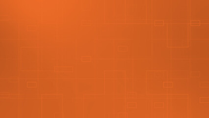 Orange color hi-tech technology square box pattern minimal geometrical futuristic loop able  background