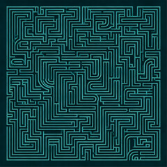 Abstract Maze Pattern