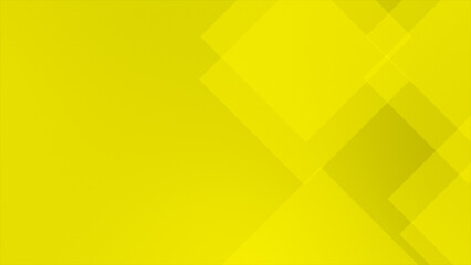 Yellow color square geometrical shapes simple and elegant loop able background 