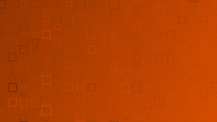 Orange color multiple squares shapes geometrical complex and elegant background