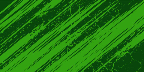 Obraz premium Top grunge green sporty background template vector with shiny lines and lights. Modern