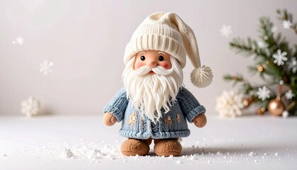 クリスマスの妖精・ニッセのディスプレイ、北欧インテリア