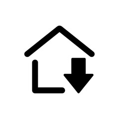 Home vector icon button