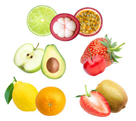 tropical fruit assortment showcasing vibrant colors and exotic flavors, perfect for culinary inspiration and healthy lifestyle marketing with natural freshness