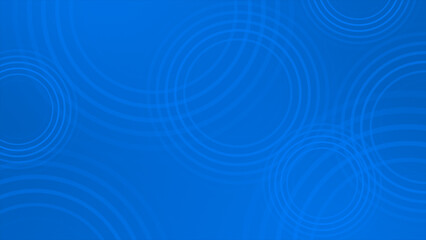 Royal blue color circular ripple pattern repeating circles design geometrical loop able background