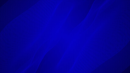 Blue color hi-tech particles slowly moving in cyberspace forming futuristic wave pattern abstract technology loop able background