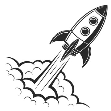 Rocket Icon Vector Design