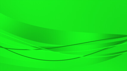 Green color modern wavy pattern abstract design geometrical background