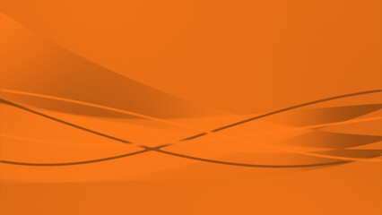 Orange color modern wavy pattern abstract design geometrical background