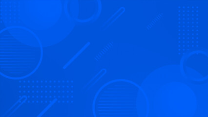 Royal blue color complex and elegant multiple circle design loop able geometrical background