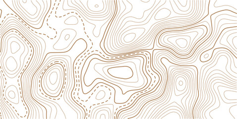 Fototapeta premium Topographic gold luxury map background. Geographic abstract pattern. The topo contour or wallpaper.Design illustration for wall art, fabric, packaging, web, banner, wallpaper. 