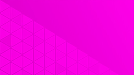 Pink color simple and elegant triangular shape tiles futuristic geometrical loop able background