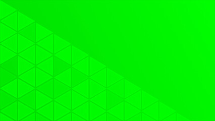 Green color simple and elegant triangular shape tiles futuristic geometrical loop able background