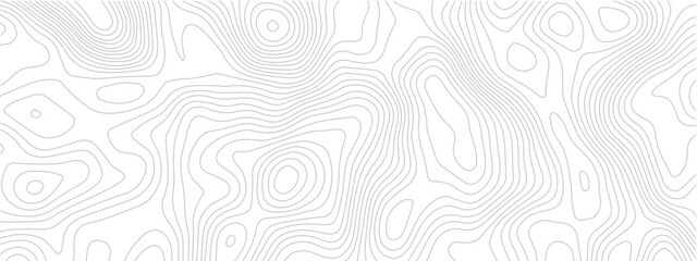 Abstract topographic map background seamless vector pattern of contour lines for cartography and terrain elevation concepts