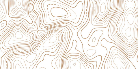 Abstract Topographic Pattern contour line map. Luxury gold abstract line art on transparent background image.Topography background. Vector banner. Topo.