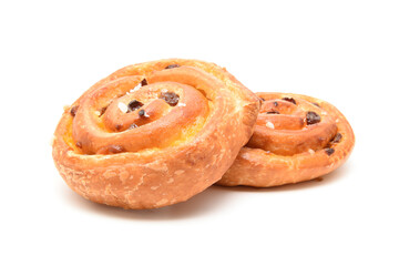 Pastry with raisins