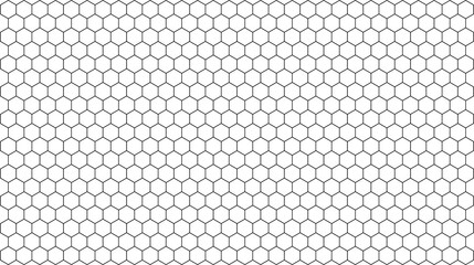 Seamless Geometric Hexagon Pattern Vector Background for Science and Technology