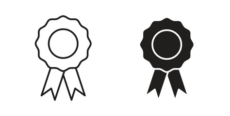 Badge icon concept set. Simple icon collection