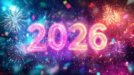 Happy New Year 2026 Background Collection, Luxury, Colorful, and Minimalist Celebration Designs