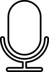 Microphone Icons set. Microphone sign, Mic, communications, radio, Podcast, microphone icon. Karaoke mic web and mobile app icons - illustration symbol isolated on background.