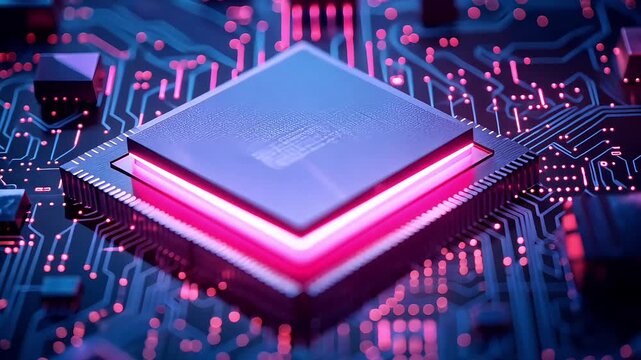 Microchip processor technology computer motherboard circuit board electronics engineering semiconductor cpu innovation computing data system