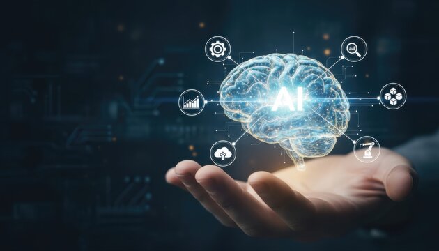 AI assistant is fundamental to big learning and prompt engineering, functioning as agent for information processing in business technology, propelling artificial intelligence virtual development - Powered by Adobe