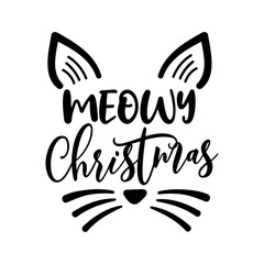 Meowy Christmas Svg