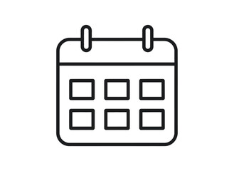 Stay Organized with a Minimalist Calendar Icon for Scheduling and Reminders, Perfect for Business Planning and Event Management, Offering a Clean and Professional Visual Aid