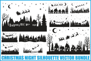 Christmas Sky Vector Collection
