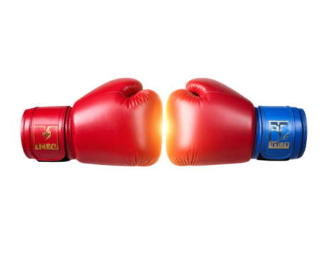 Dynamic Floating Boxing Gloves with Motion Blur PNG