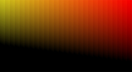Abstract pixelated gradient transitioning from yellow and orange to deep red and black