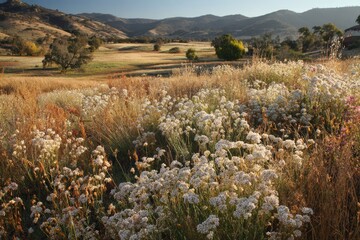 Julian California Autumn Landscape: Native Plants in Southern California Scenery