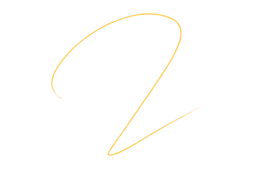 Yellow Pencil Underline - Hand drawn horizontal chalk, marker or pencil lines. Design element for emphasis, text lines and decoration. Set on a transparent background.